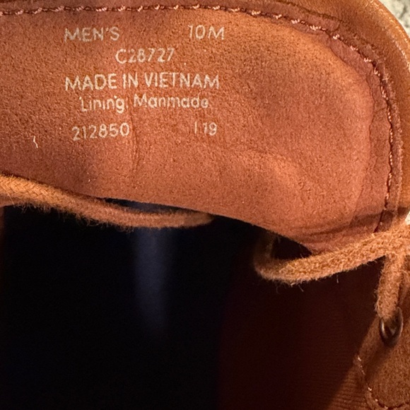 Cole Haan Men's Tan Leather Chukka Boots Size 10 - Picture 7 of 7